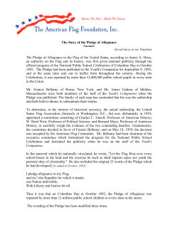 Scope of Work - The American Flag Foundation