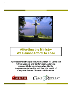 Affording the Ministry We Cannot Afford To Lose