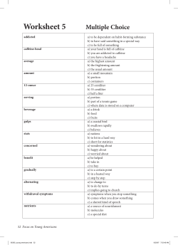 Worksheet 5 multiple choice