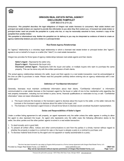 Disclosure Pamphlet - Wolf NW Properties, Inc.
