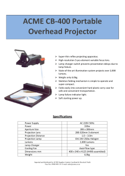 ACME CB-400 Portable Overhead Projector