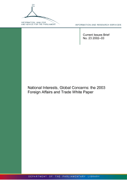 Foreign Policy White Paper
