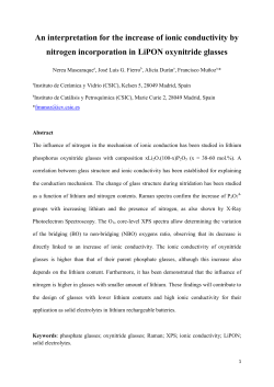 An interpretation for the increase of ionic conductivity by nitrogen