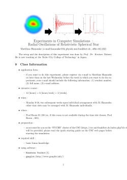 Radial Oscillations of Relativistic Spherical Star