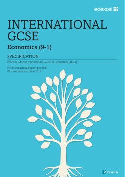Specification - International GCSE | PDF 1.1 MB - Edexcel