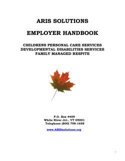 Getting Started - ARIS Solutions