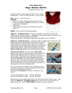 Magic Moebius Muffler