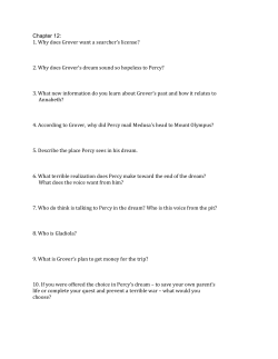 Chapter 12: 1. Why does Grover want a searcher`s license? 2. Why