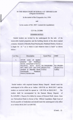 (Original Jurisdiction) In the matter of the Companies Act, 1956 and