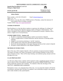 Spanish Dual Enrollment, Level 4 at Pottsgrove High School SP 201