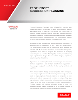 Succession Planning