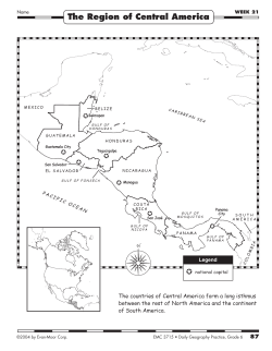 The Region of Central America
