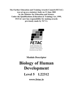 Biology of Human Development
