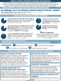 ON AVERAGE, 36.4% OF GOOGLE`S TRAFFIC WENT TO THE NO