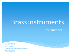 Brass instruments