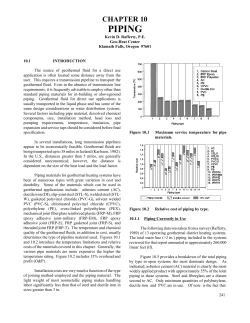 Piping - Oregon Institute of Technology