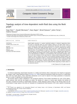 Topology analysis of time-dependent multi-fluid data