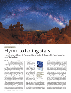 Hymn to fading stars