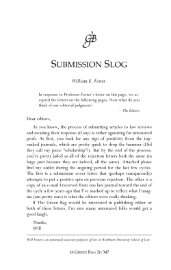 Submission Slog