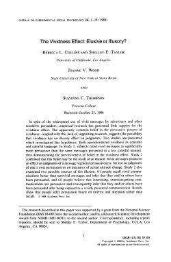 The Vividness Effect: Elusive or Illusory?