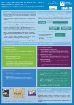 Maximising the success of rat bile duct cannulation studies