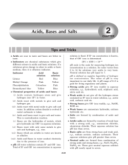 Acids, Bases and Salts - New Age International