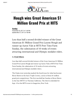 Ocala.com | Hough wins Great American $1 Million Grand Prix at HITS