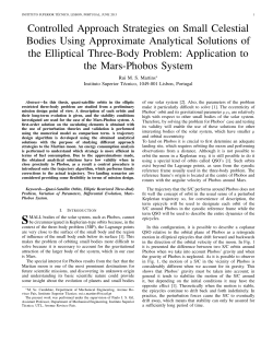 Controlled Approach Strategies on Small Celestial