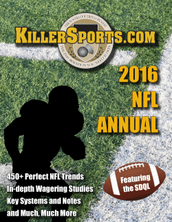 2016 NFL Bible - KillerSports.com