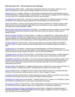 Book Discussion Kits &ndash; Shorter Reads less than 200 pages The