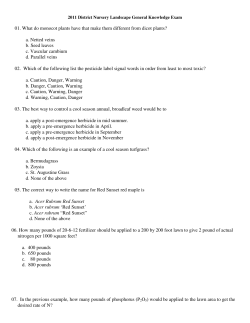 01. What do monocot plants have that make them - Mid