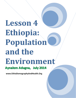 Population and the Environment