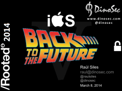 iOS: Back to the Future