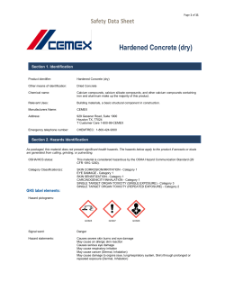 Hardened Concrete (dry)