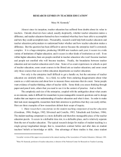 Connecting genuine teacher development to the struggle for social