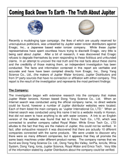 Coming Back Down To Earth