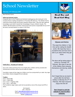 13th February 2017 - Frederick Bird Primary School