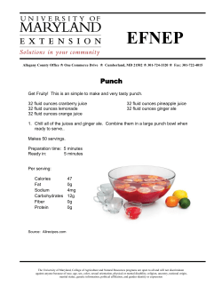Get Fruity! This is an simple to make and very tasty punch. 32 fluid