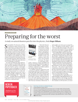 Preparing for the worst