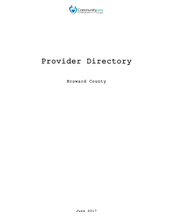 the complete provider directory