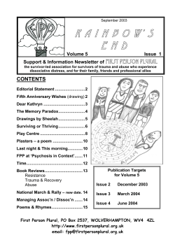 Surviving or thriving? A Prognosis