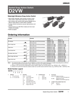 D2VW-01-1MS Datasheet