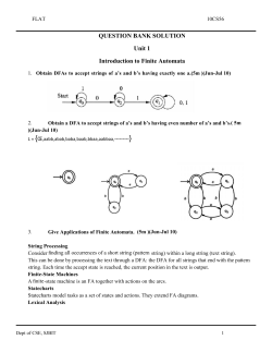 QUESTION BANK SOLUTION Unit 1 Introduction - Atria | e