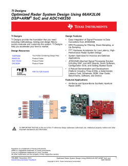 Optimized Radar System Design Using