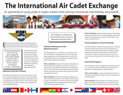 IACE Brochure - National Cadet Special Activities