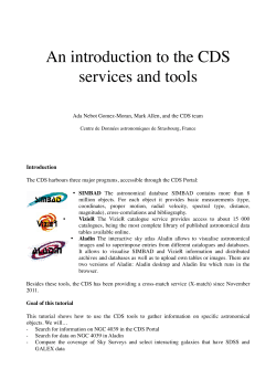 CDS-tutorial