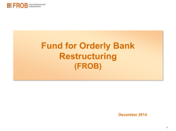 Fund for Orderly Bank Restructuring