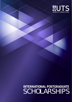international postgraduate scholarships
