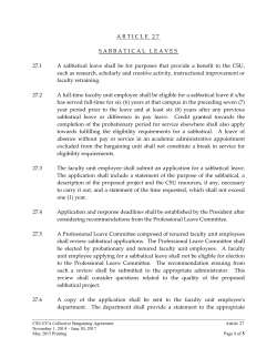Article 27 - California State University