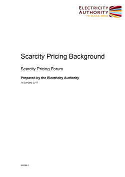 Scarcity Pricing Background